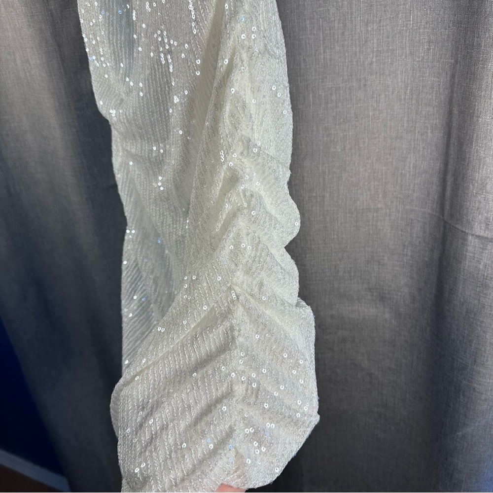Hello Molly FREQUENT THE CLUB DRESS WHITE Size 8. NWT - Picture 6 of 12